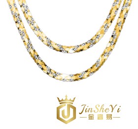 蒂芙尼MASTERPIECES 18k黄金镶钻项链