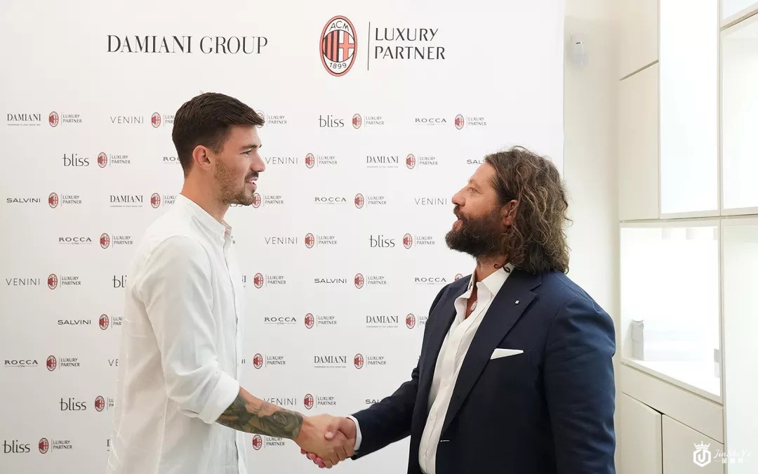 玳美雅珠宝正式成为AC米兰奢侈品合作伙伴