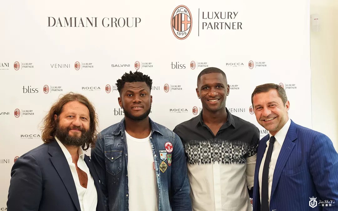 玳美雅珠宝正式成为AC米兰奢侈品合作伙伴