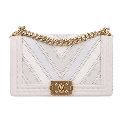 CHANEL Boy Leather Handbag