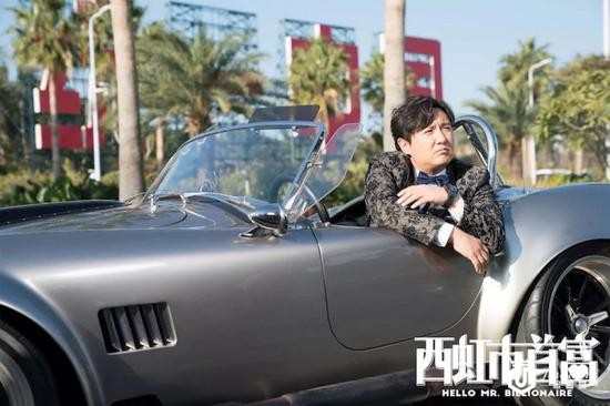 疑似Shelby Cobra427 老爷车，白色涂装纹改为了黑色