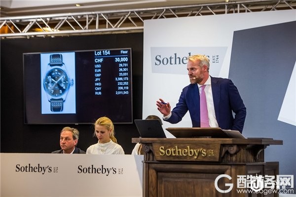 IWC万国表飞行员腕表孤品于苏富比成交 支持安东尼&middot;圣艾修佰里青少年基金会项目