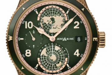 万宝龙全新1858系列腕表：卡其绿色回归自然