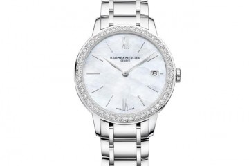 名士于2019年日内瓦高级钟表展中揭露八款以精钢打造的克莱斯麦女装腕表