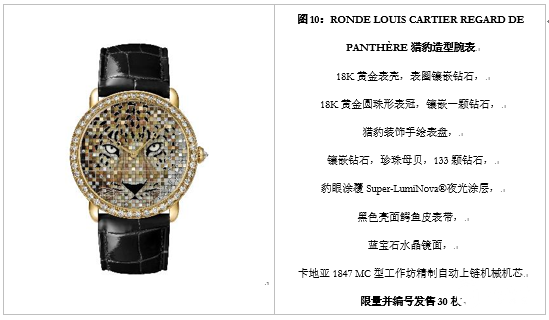 珠宝艺术演绎潇洒自由的柔美风情 跃然活现的PANTH&Egrave;RE DE CARTIER卡地亚猎豹腕表