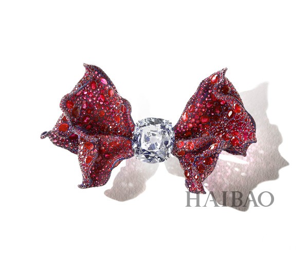 CINDY CHAO The Art Jewel 2018 缎带胸针