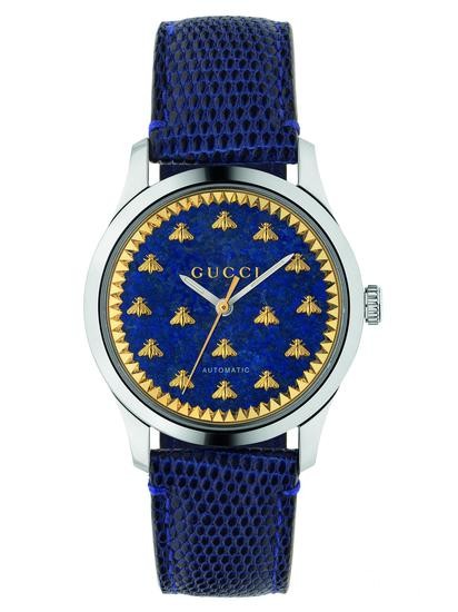 G-timeless系列青金石蜥蜴皮表带款