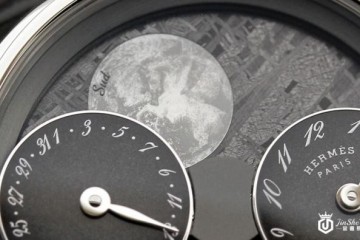 爱马仕用一整个面盘呈现月相，新奇亮丽更蕴含高超的机械工艺