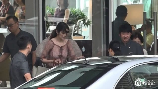 陈慧琳阔太生活真悠闲，一次过买五大袋奢侈品，头发凌乱没空整理