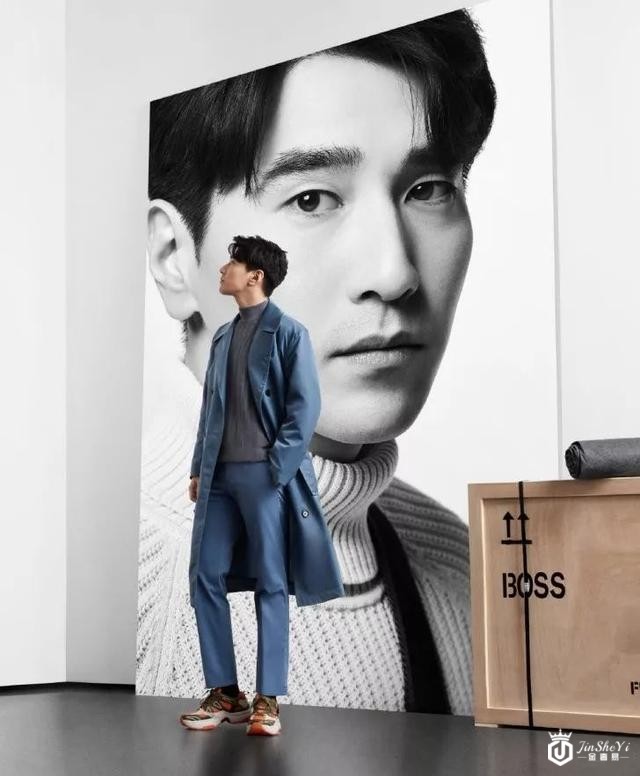 赵又廷成为德国奢侈品牌BOSS的代言人,气质非常相配