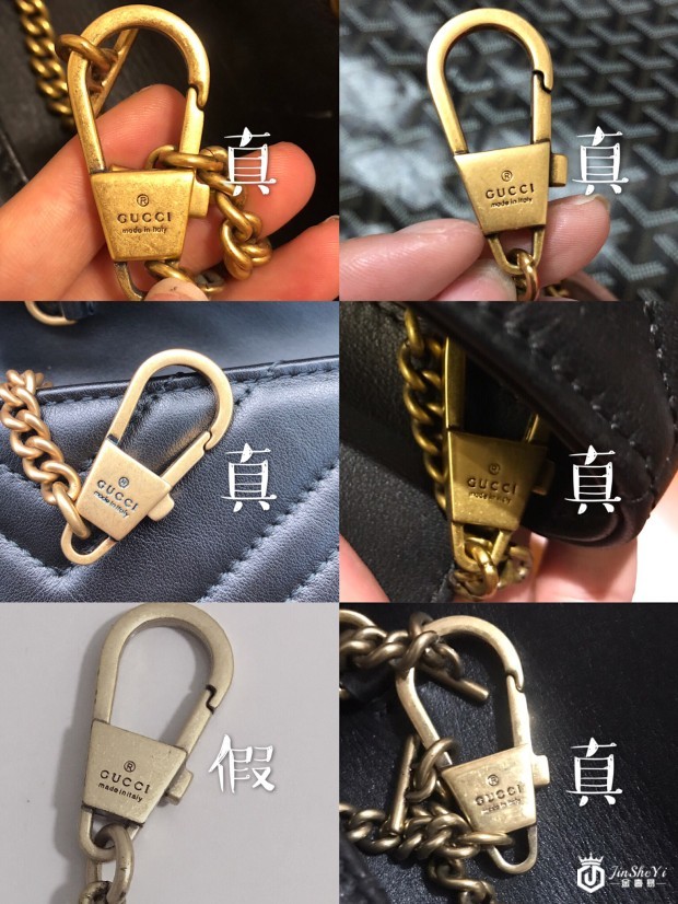 奢侈品鉴定师教你快速鉴定古驰Gucci Marmont Supermini真假