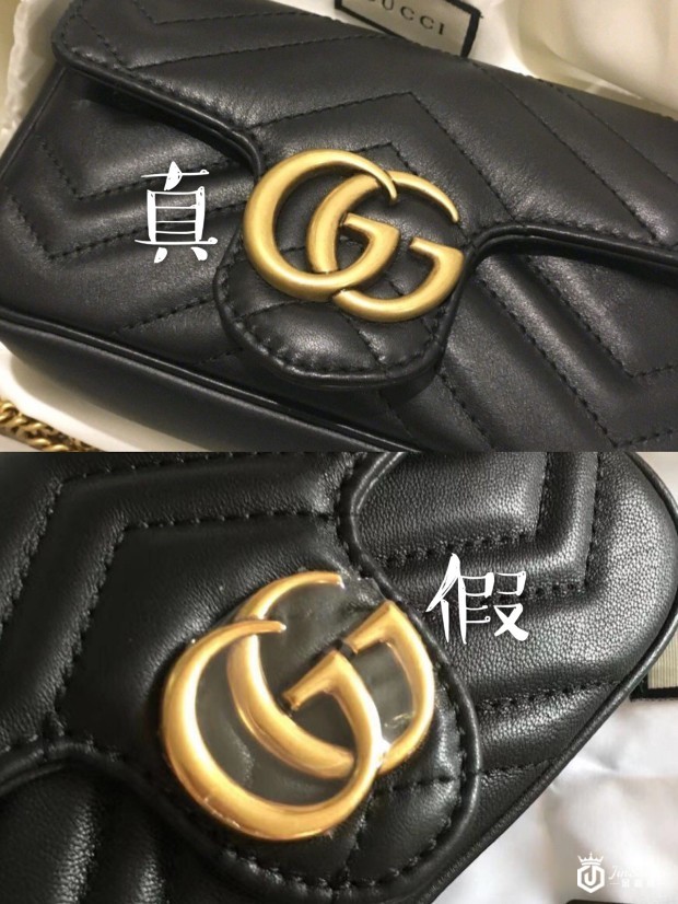 奢侈品鉴定师教你快速鉴定古驰Gucci Marmont Supermini真假