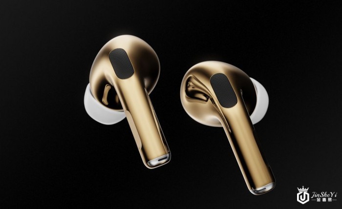 真正独一无二 奢侈品牌推出黄金版AirPods Pro耳机