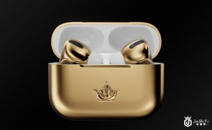 真正独一无二 奢侈品牌推出黄金版AirPods Pro耳机