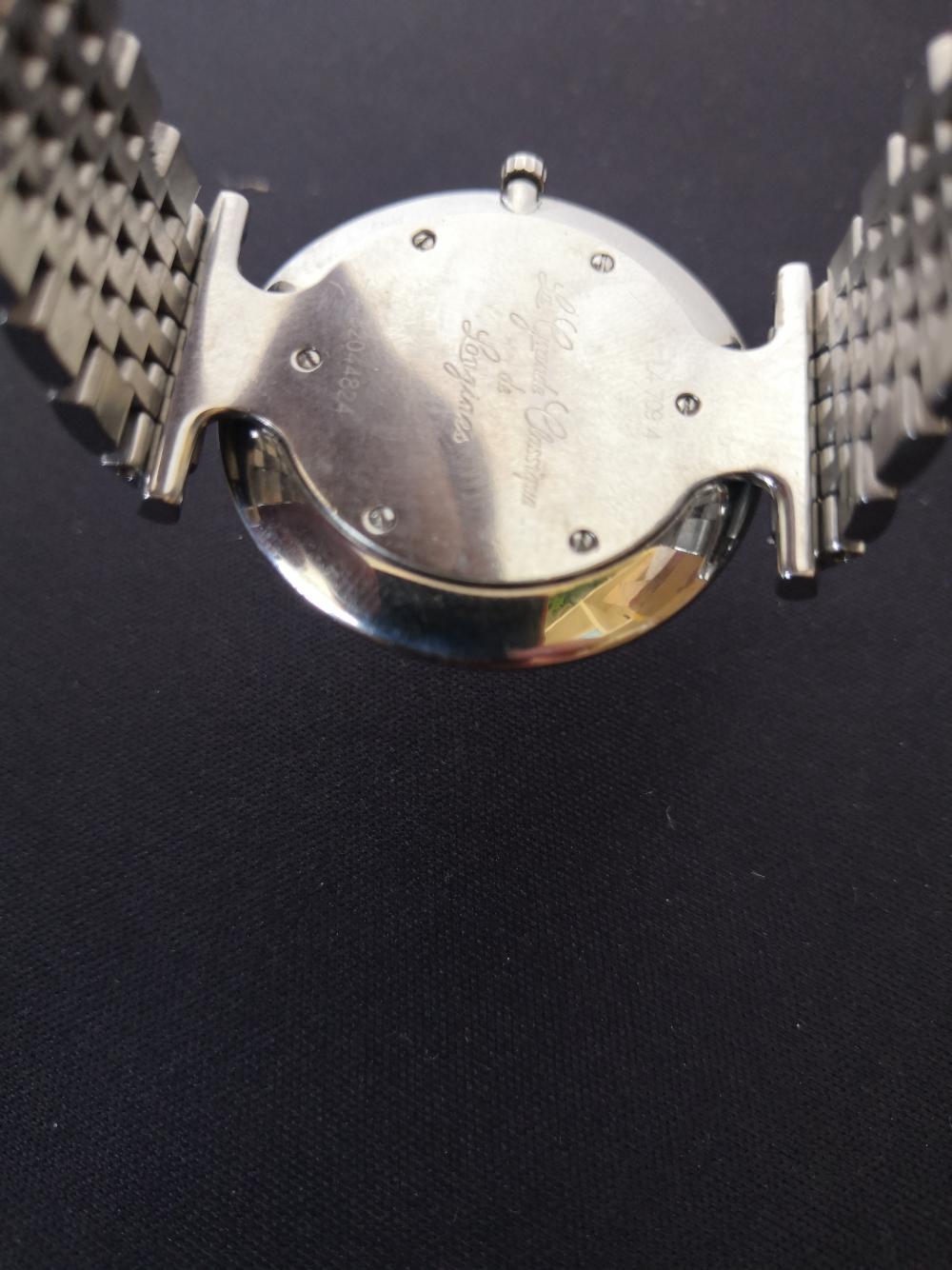 浪琴优雅L4.709.4，表径33。九成新单表无附件图2