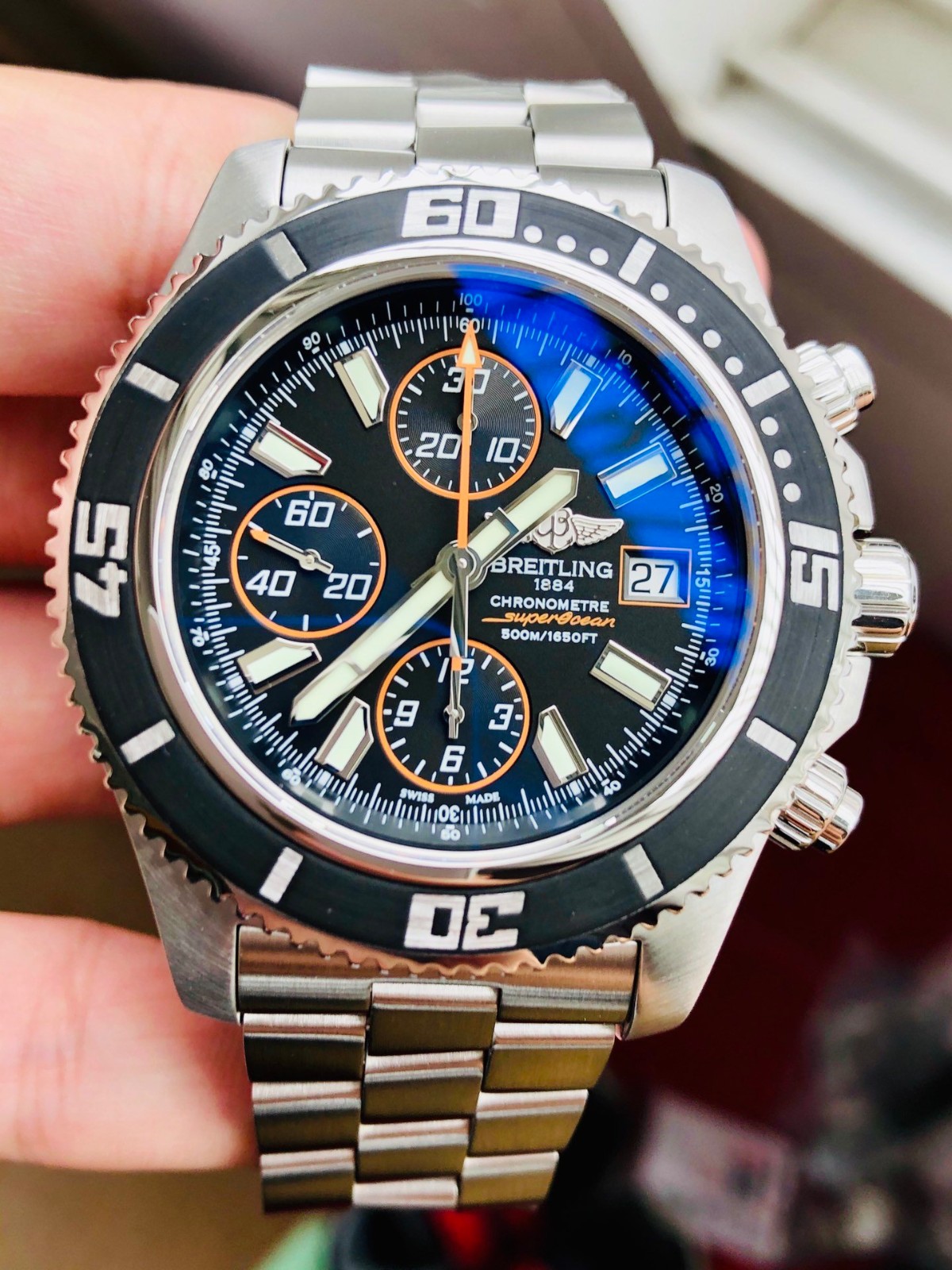 百年灵超级海洋系列男士机械手表图5