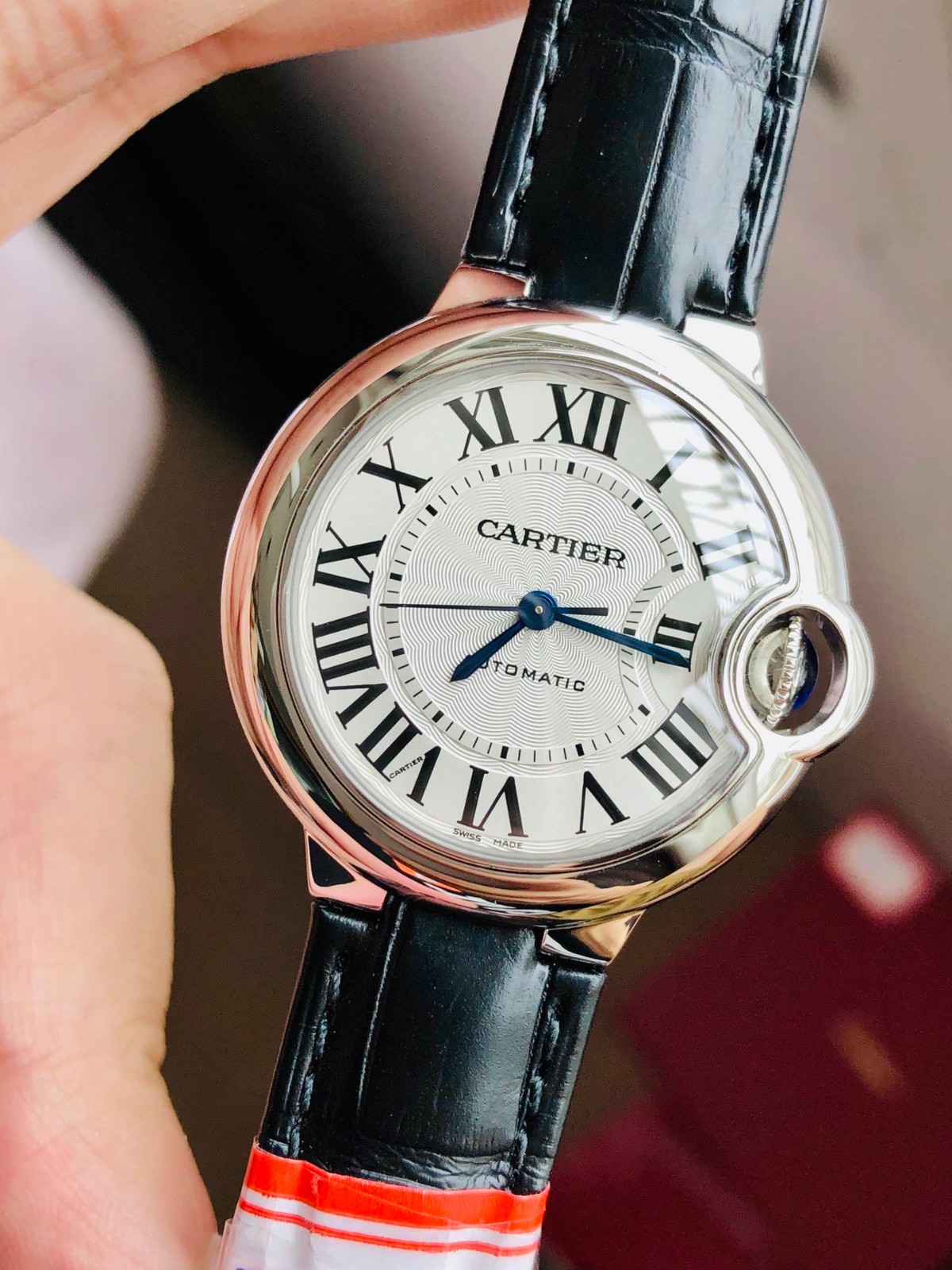 18K金卡地亚蓝气球机械女表图5