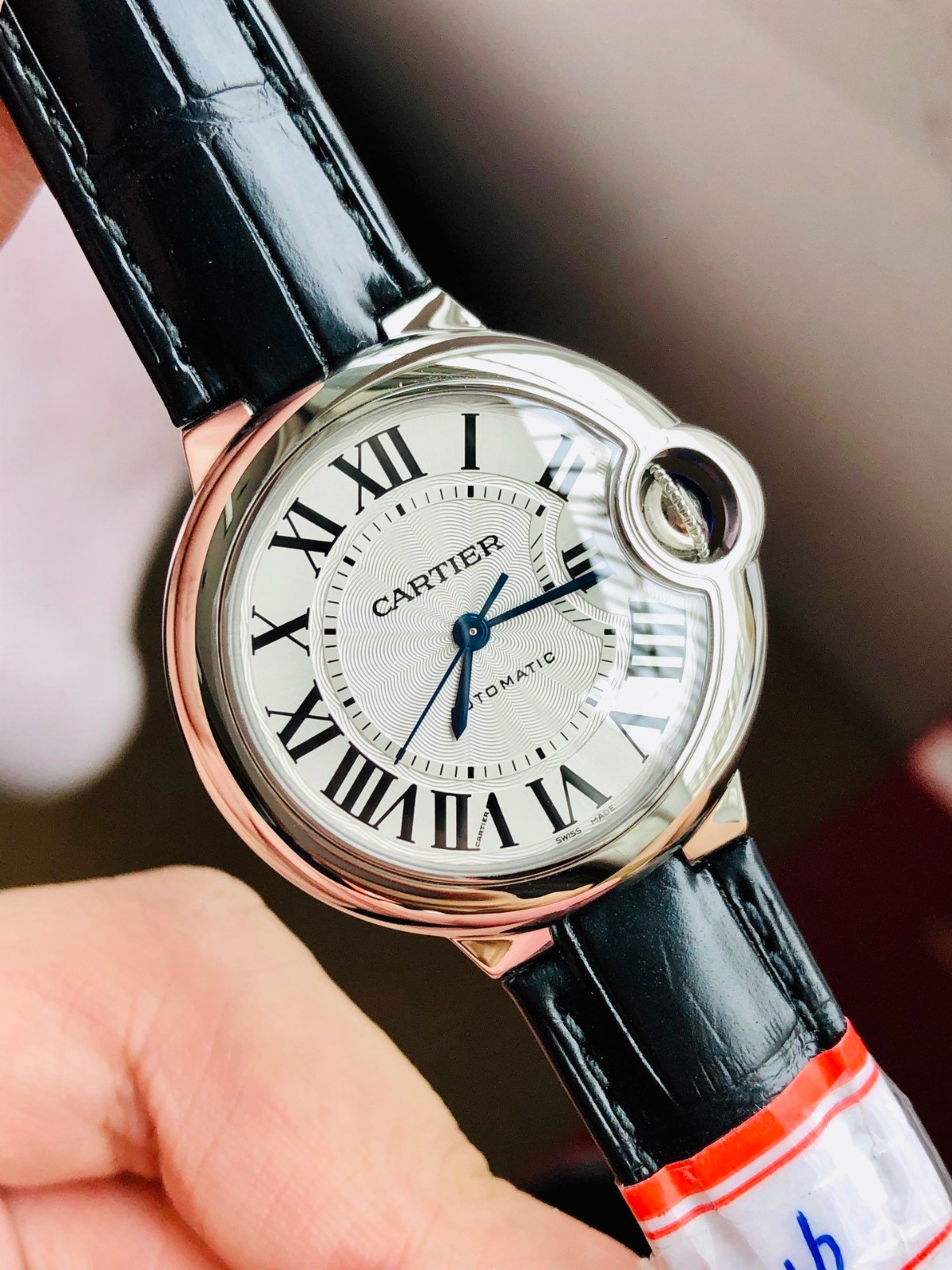 18K金卡地亚蓝气球机械女表图7