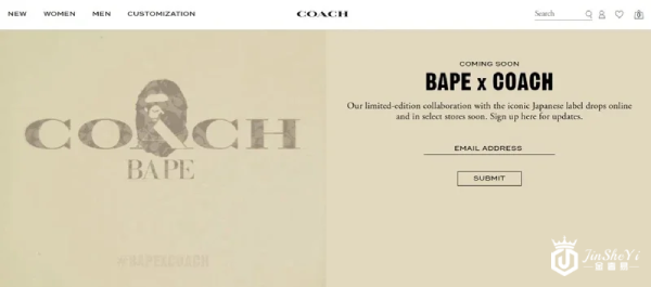 奢侈品与街头文化coach x bape联名曝光