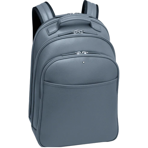 万宝龙montblanc匠心系列牛仔蓝小号双肩包(1)