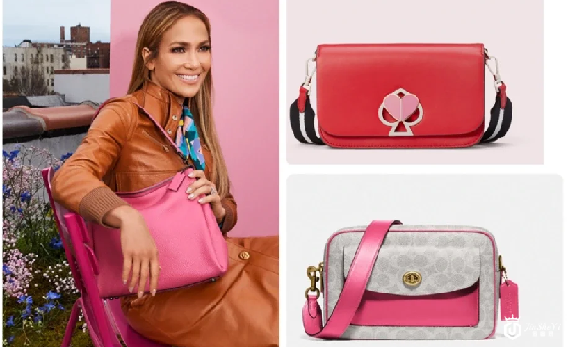 腮红粉、嫩桃红好春天拎coach手袋变年轻