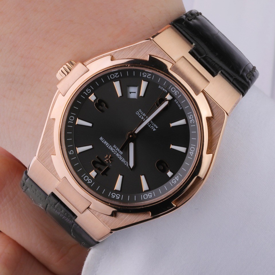 九九新江诗丹顿纵横四海系列18K玫瑰金自动机械男表图8