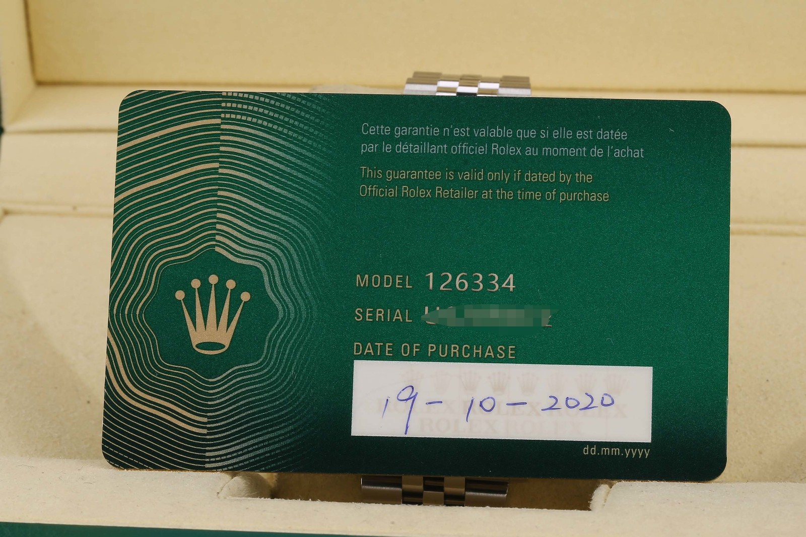 九九新劳力士日志型系列18K白金圈精钢自动机械男表图7