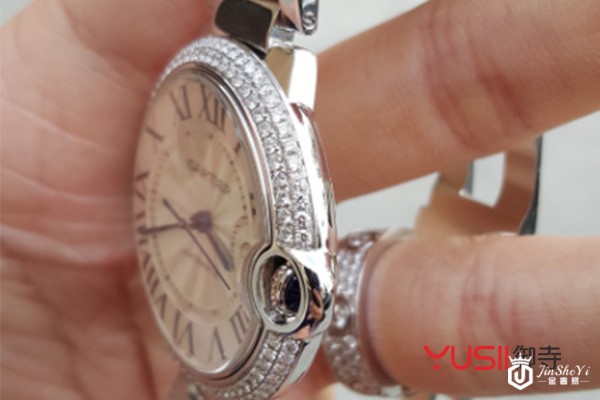 卡地亚手表男款镶钻 名表回收
