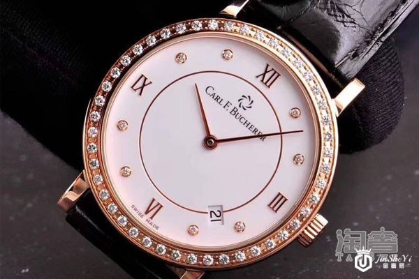 宝齐莱镶钻手表