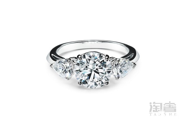 蒂芙尼三石系列1克拉钻戒