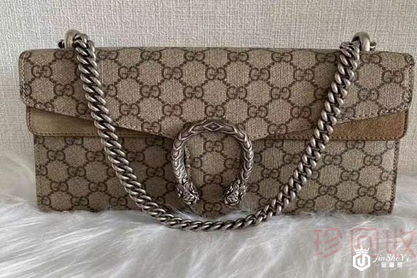 附件丢失的gucci酒神包中号二手回收多少钱