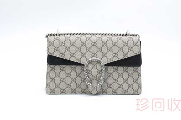 gucci酒神包绿色带钻回收价格占原价几成