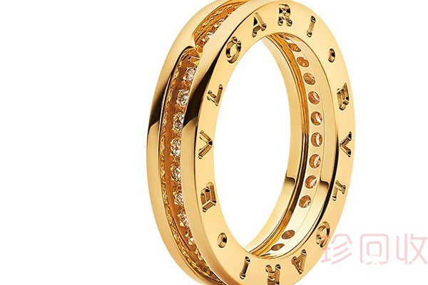 宝格丽B.zero1系列单环戒指效果图