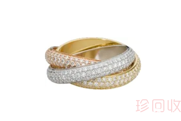 卡地亚TRINITY经典款戒指