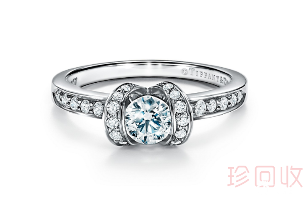 蒂芙尼Ribbon 系列铂金订婚钻戒 蒂芙尼Ribbon 系列铂金订婚钻戒