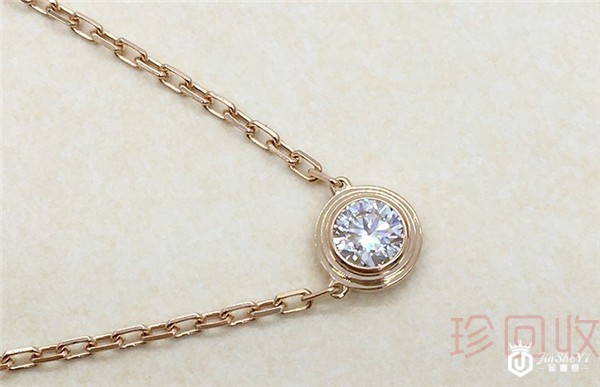 成色只有7成新的钻石铂金项链能回收吗