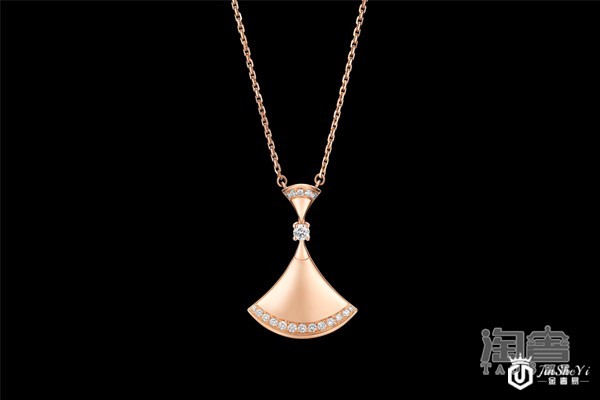 宝格丽dream系列玫瑰金项链