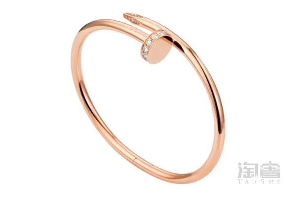 卡地亚18K玫瑰金钉子手镯 卡地亚18K玫瑰金钉子手镯