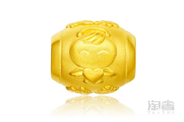周大福福星宝宝黄金吊坠