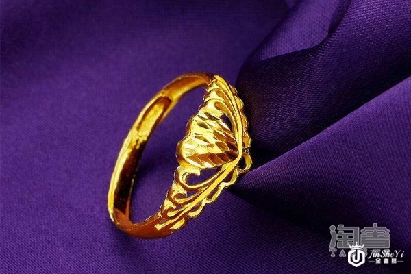 千足金戒指