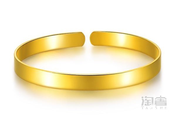 足金开口手镯 足金开口手镯