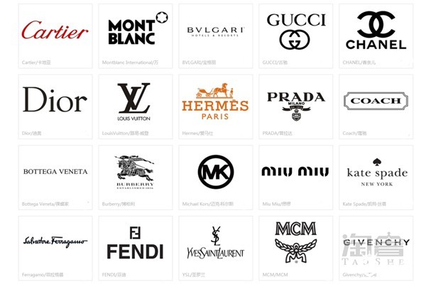 50大奢侈品的标志图片这下你再也不会认错奢侈品的标志了