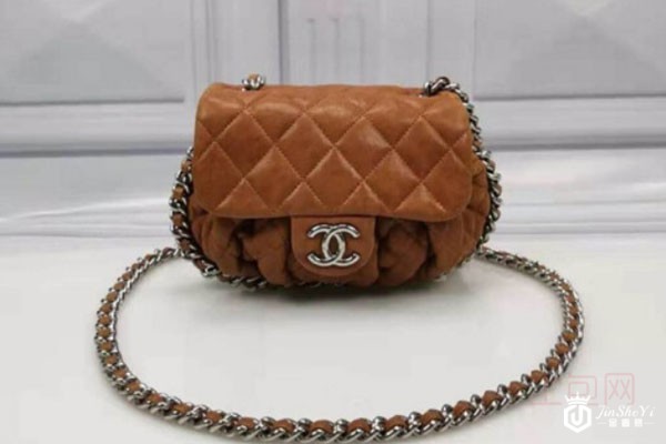 香奈儿GST黑金荔枝皮手提包包实拍