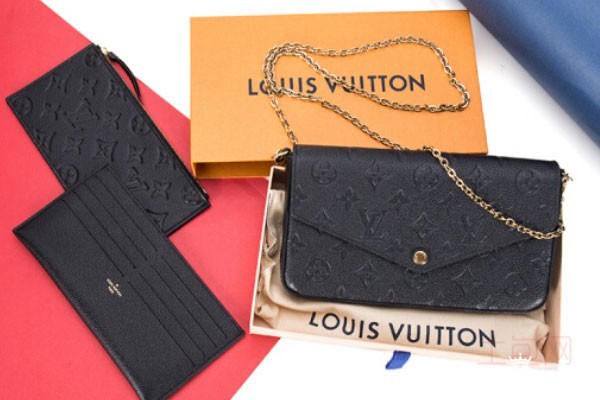 路易威登黑色压花单肩包实拍 路易威登黑色压花单肩包实拍