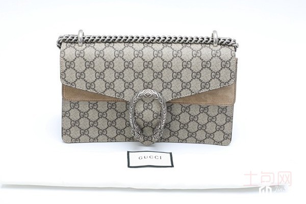 二手98新古驰中号酒神包展示图