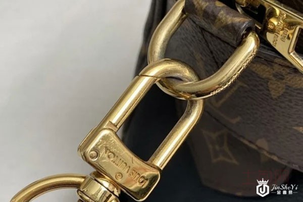 路易威登经典老花色帆布手提包细节实拍