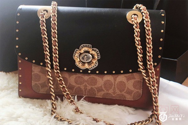 蔻驰山茶花链条女包实拍图 蔻驰山茶花链条女包实拍图