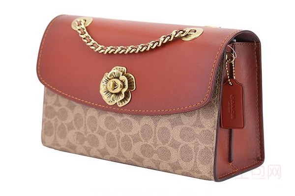 蔻驰山茶花链条女包展示图 蔻驰山茶花链条女包展示图