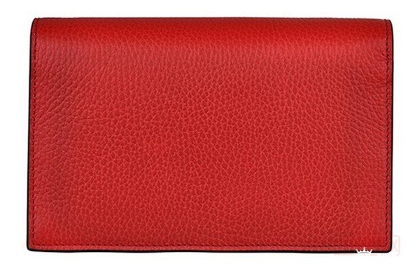 古驰红色单肩包背面展示图