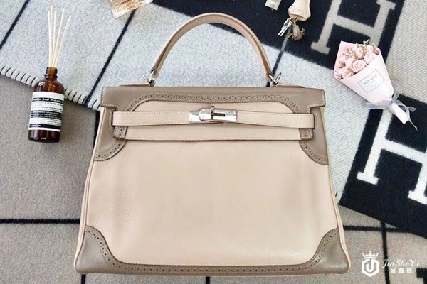 拼色爱马仕凯莉包外观展示